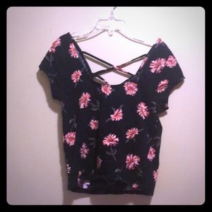 Flowery crop top